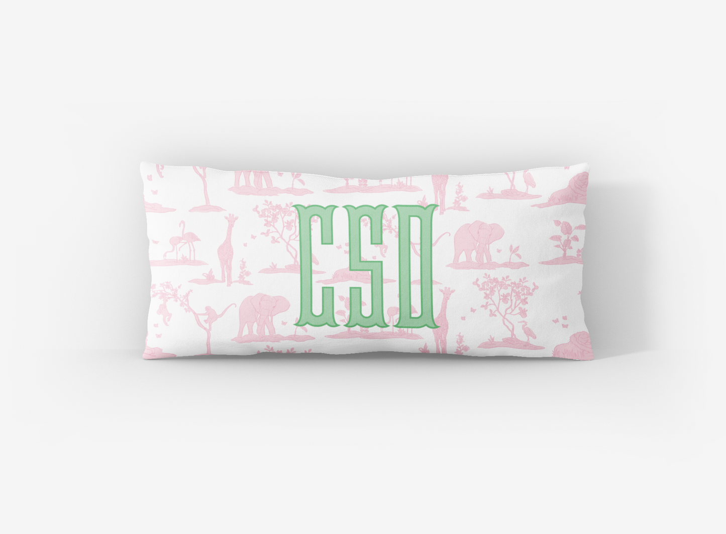 Zoo Toile Lumbar Pillow Cover