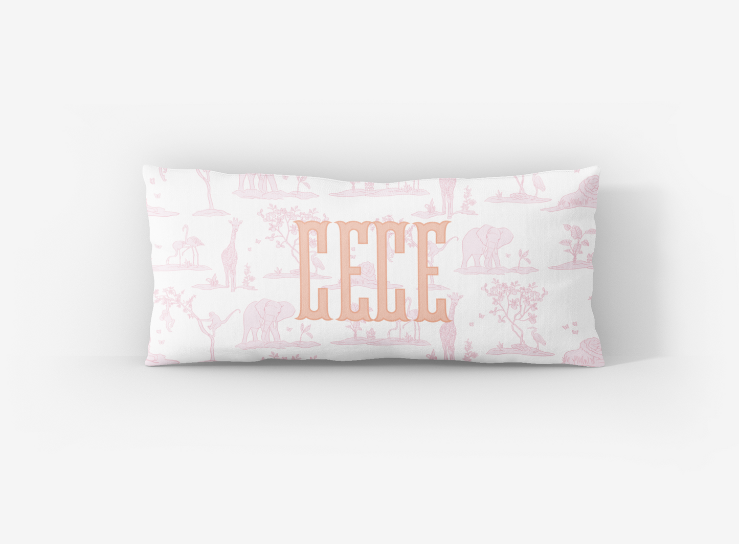 Zoo Toile Lumbar Pillow Cover
