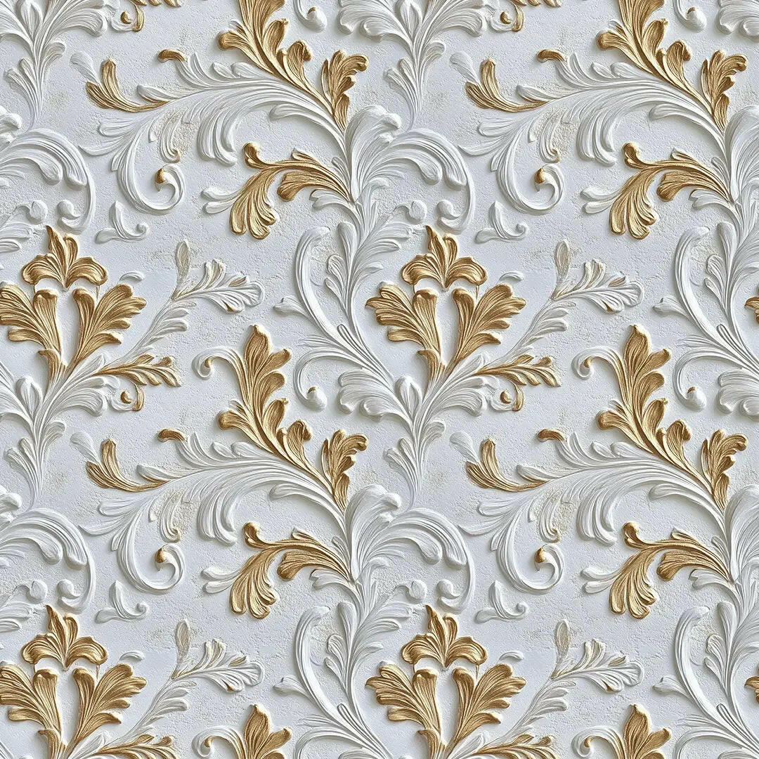 Florentine Gilded Acanthus Wallpaper