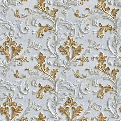 Florentine Gilded Acanthus Wallpaper