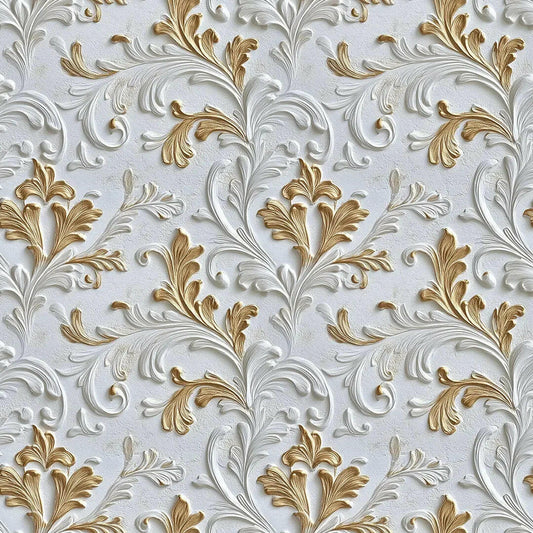 Florentine Gilded Acanthus Wallpaper
