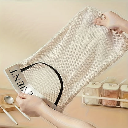 Space-Saving Wall-Mounted Organizer for Plastic Bags - Reusable