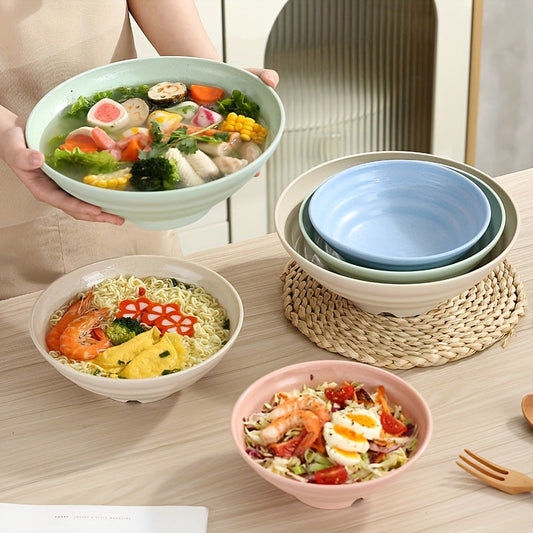 Durable MultiColor Dinner Bowls Perfect for Families Parties | Under $100 | Kitchen + Metal