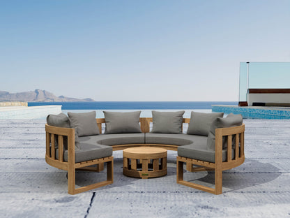 Set-810 Circular Modular Deep Seating