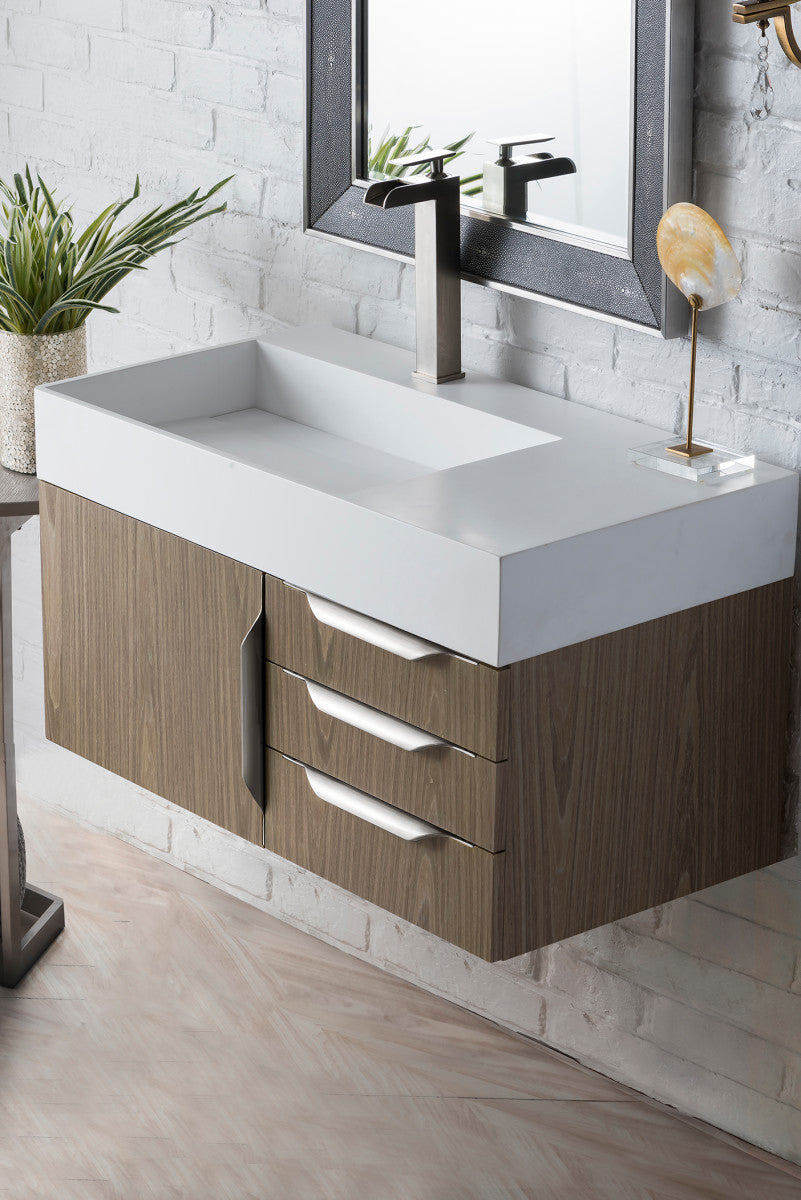 Columbia 36" Single Wall Mount Vanity Cabinet