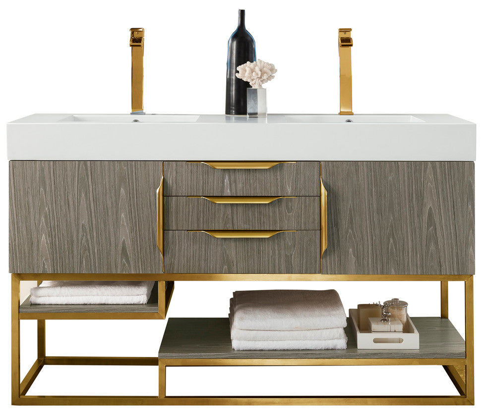 Columbia 59" Double Vanity Cabinet