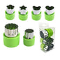 Multifunctional Stainless Steel Vegetable and Cookie Cutter Set