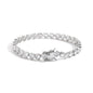 Women's Heart-shaped Couple Bracelet - Elegant Tennis Chain Design Perfect for Couples