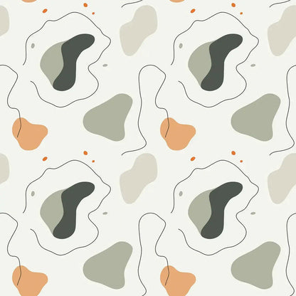 Calm Contours Earthy Abstract