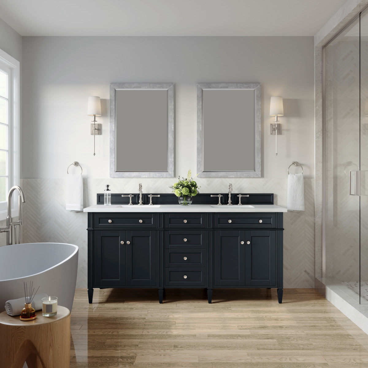 Brittany 72" Double Vanity Cabinet