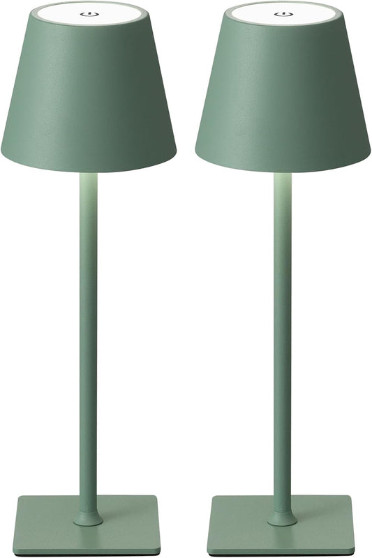 2 Pack Cordless Table Lamp, Portable LED Desk Lamp, 5000Mah Battery | Lighting | Kitchen + Metal