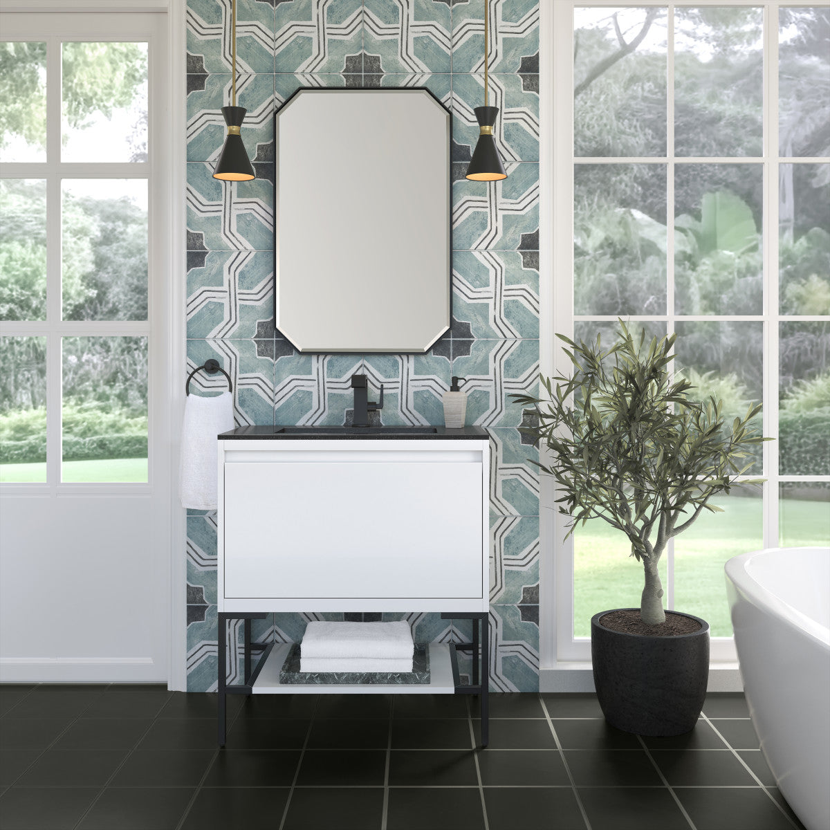Mantova 31.5" Single Vanity Cabinet
