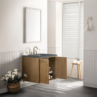 Laurent 30" Single Vanity Cabinet, Light Natural Oak