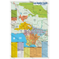 Los Angeles Zip Code Map - FULL (Counties Colored) - POSTER PRINTS