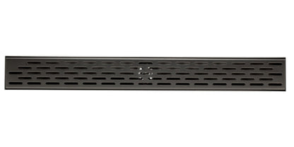 ALFI brand  ABLD24C 24" Long Modern Stainless Steel Linear Shower Drain with Groove Holes