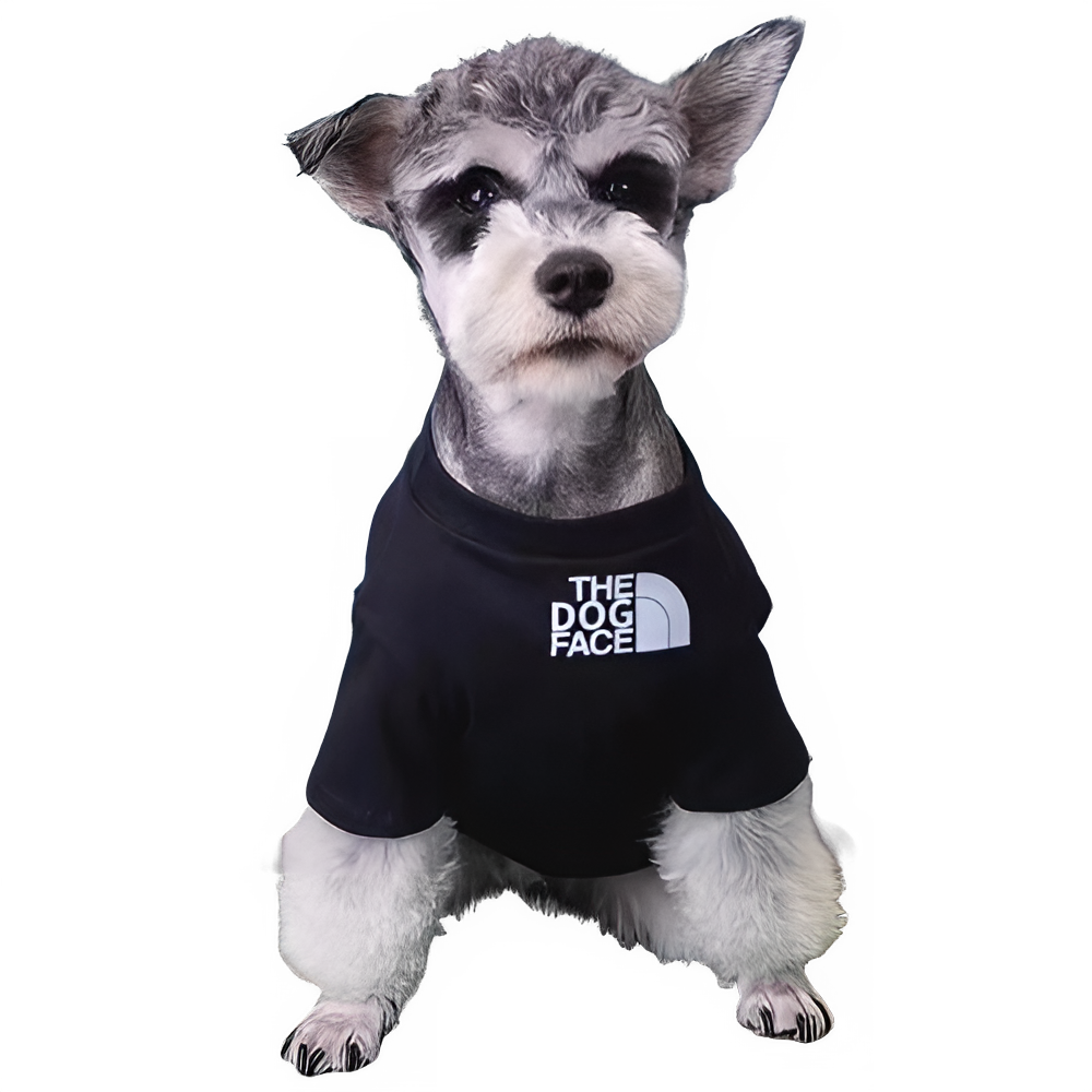 Fashion The Dog Face Dog T-shirt Spring Summer Breathable Yorkshir Schnauzer Teddy Dog Puppy T-Shirt for Small Media Dog Clothes