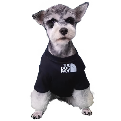 Fashion The Dog Face Dog T-shirt Spring Summer Breathable Yorkshir Schnauzer Teddy Dog Puppy T-Shirt for Small Media Dog Clothes