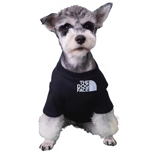 Fashion The Dog Face Dog T-shirt Spring Summer Breathable Yorkshir Schnauzer Teddy Dog Puppy T-Shirt for Small Media Dog Clothes