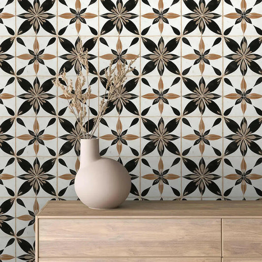 Artisan Noir Starburst Tile