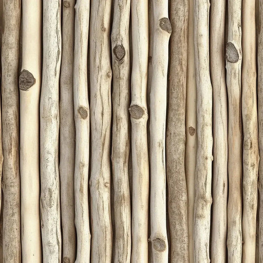 Natural Timber Stick Wall