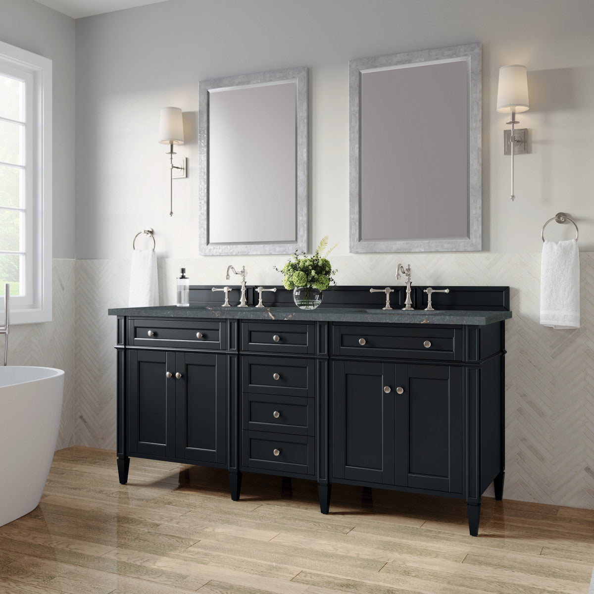 Brittany 72" Double Vanity Cabinet
