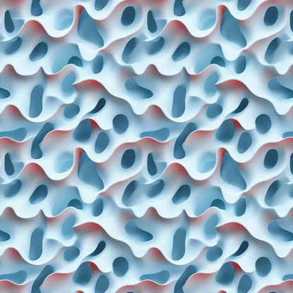 Ethereal Blue Coral Lattice