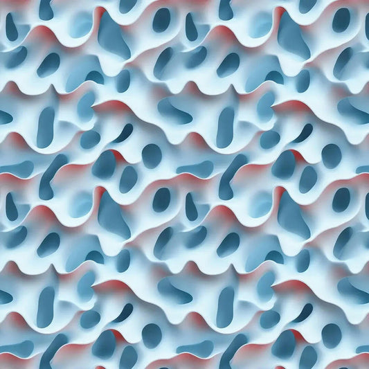 Ethereal Blue Coral Lattice