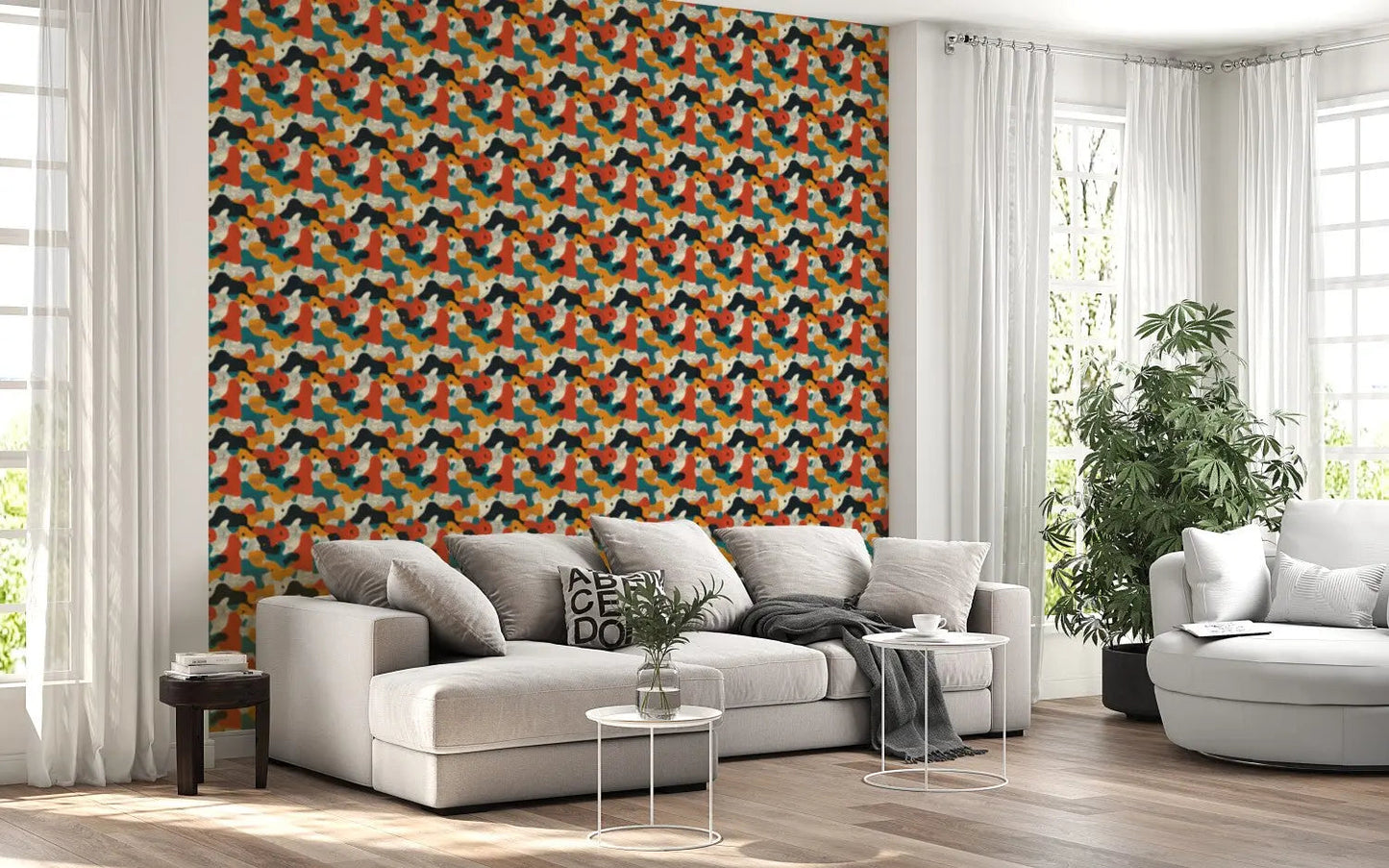 Terra Forms Abstract Mural