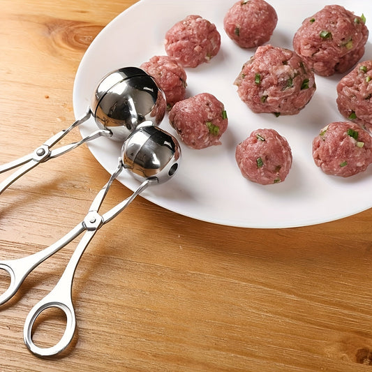 Effortless NonStick Stainless Steel Meatball Maker for Camping