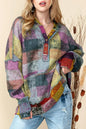 Plaid Henley Hoodie – Kangaroo Pocket & Thumbholes | Femstylo
