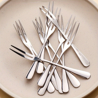 10Piece Stainless Steel Fork Set for Versatile Dining