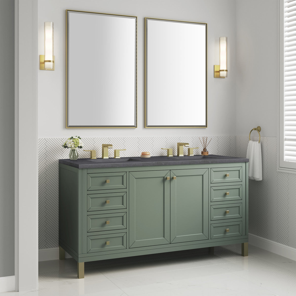 Chicago 60" Double Vanity