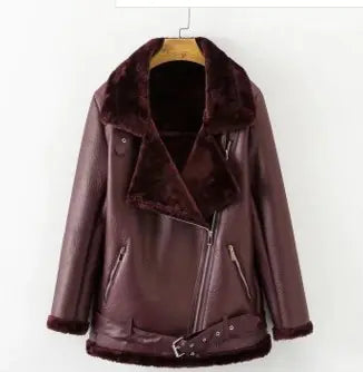 Winter Women's European Style Plus Size Thick Jacket