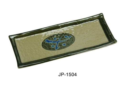 Yanco JP-1504 Japanese Rectangular Plate | Kitchen + Metal