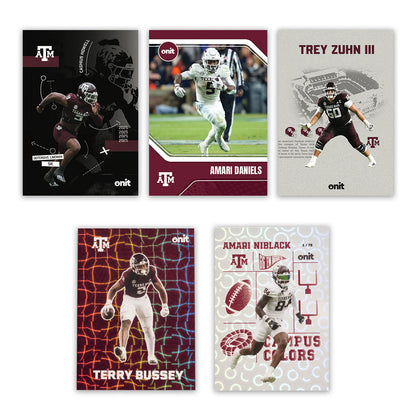 Texas A&M University Football 2025 Trading Cards - Platinum Box (GUARANTEED Autograph)