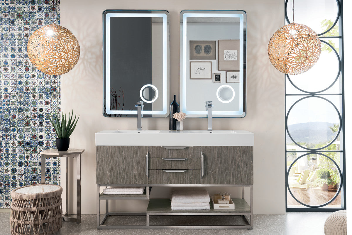 Columbia 59" Double Vanity Cabinet