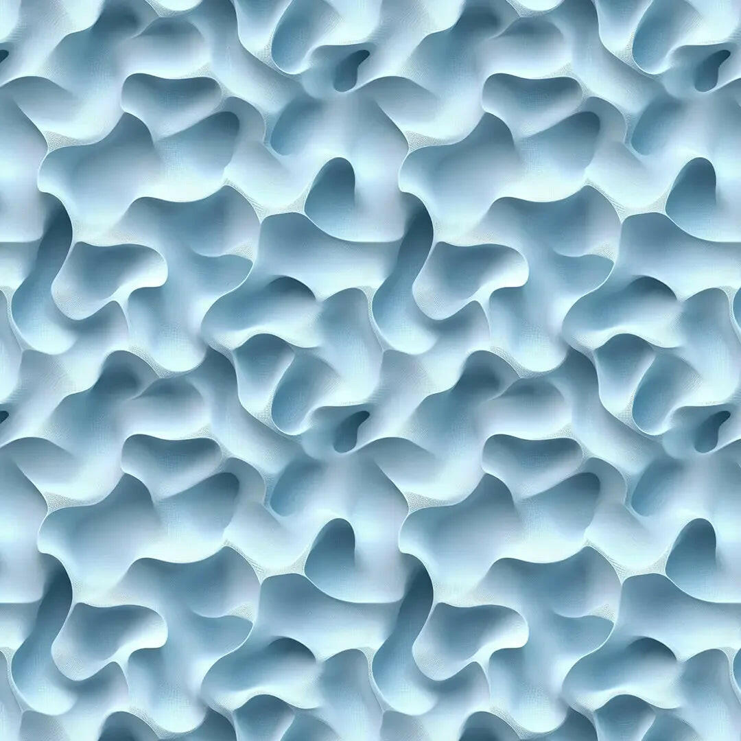 Ethereal Flow in Pale Blue