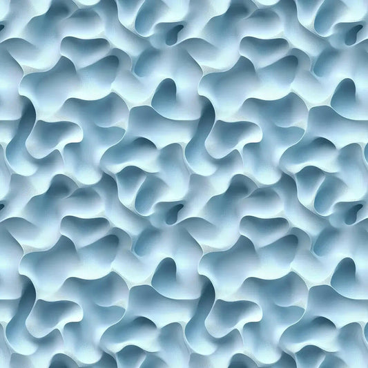 Ethereal Flow in Pale Blue