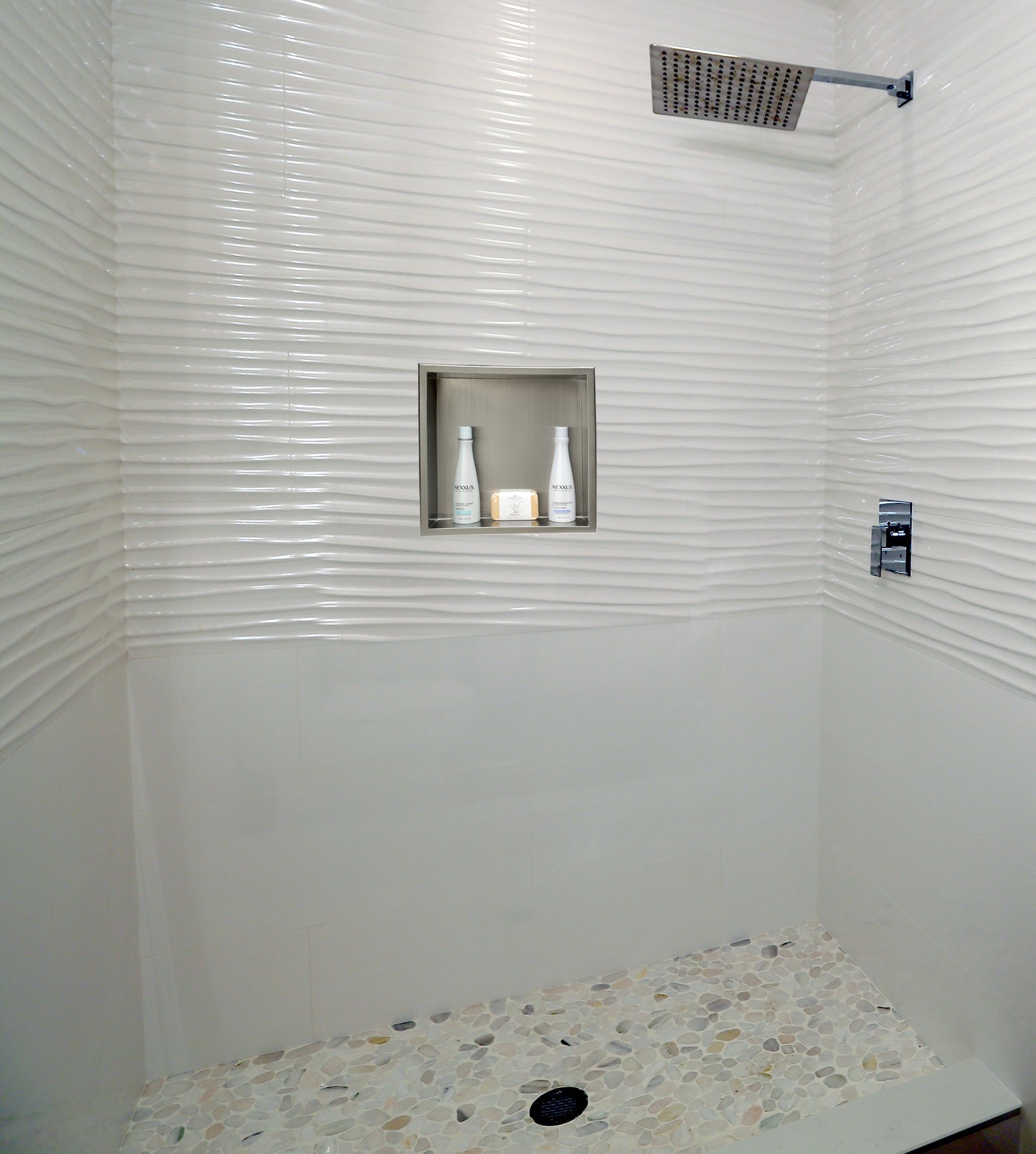 ALFI brand ABN1616 16 x 16  Square Single Shelf Bath Shower Niche