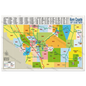 Kern County Zip Code Map - POSTER PRINTS