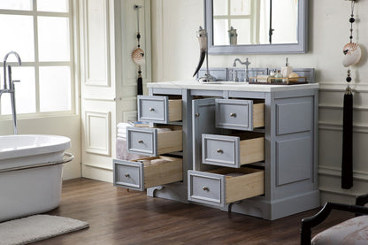 De Soto 48" Single Vanity Cabinet, Bright White