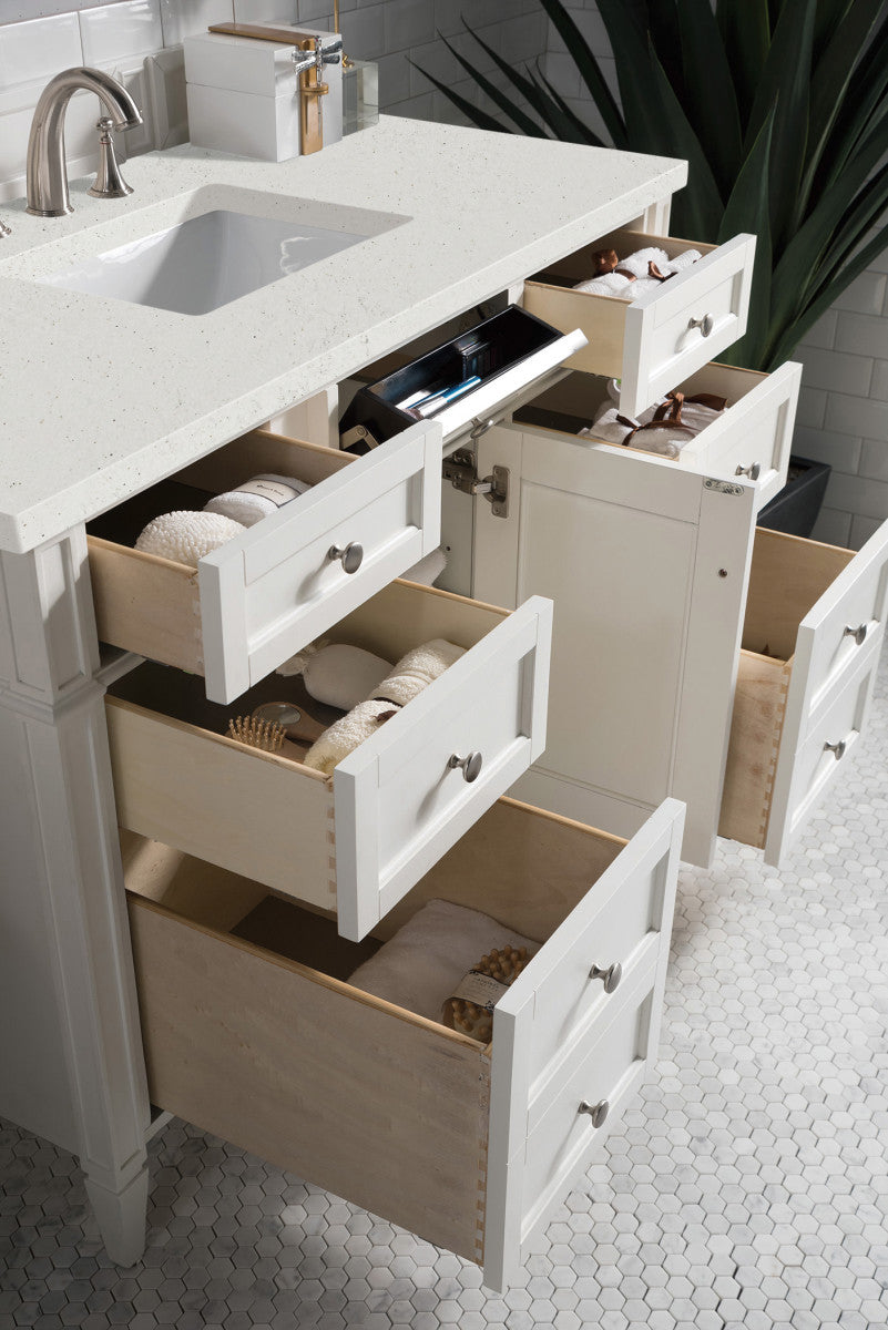 Brittany 48" Single Vanity in Bright White