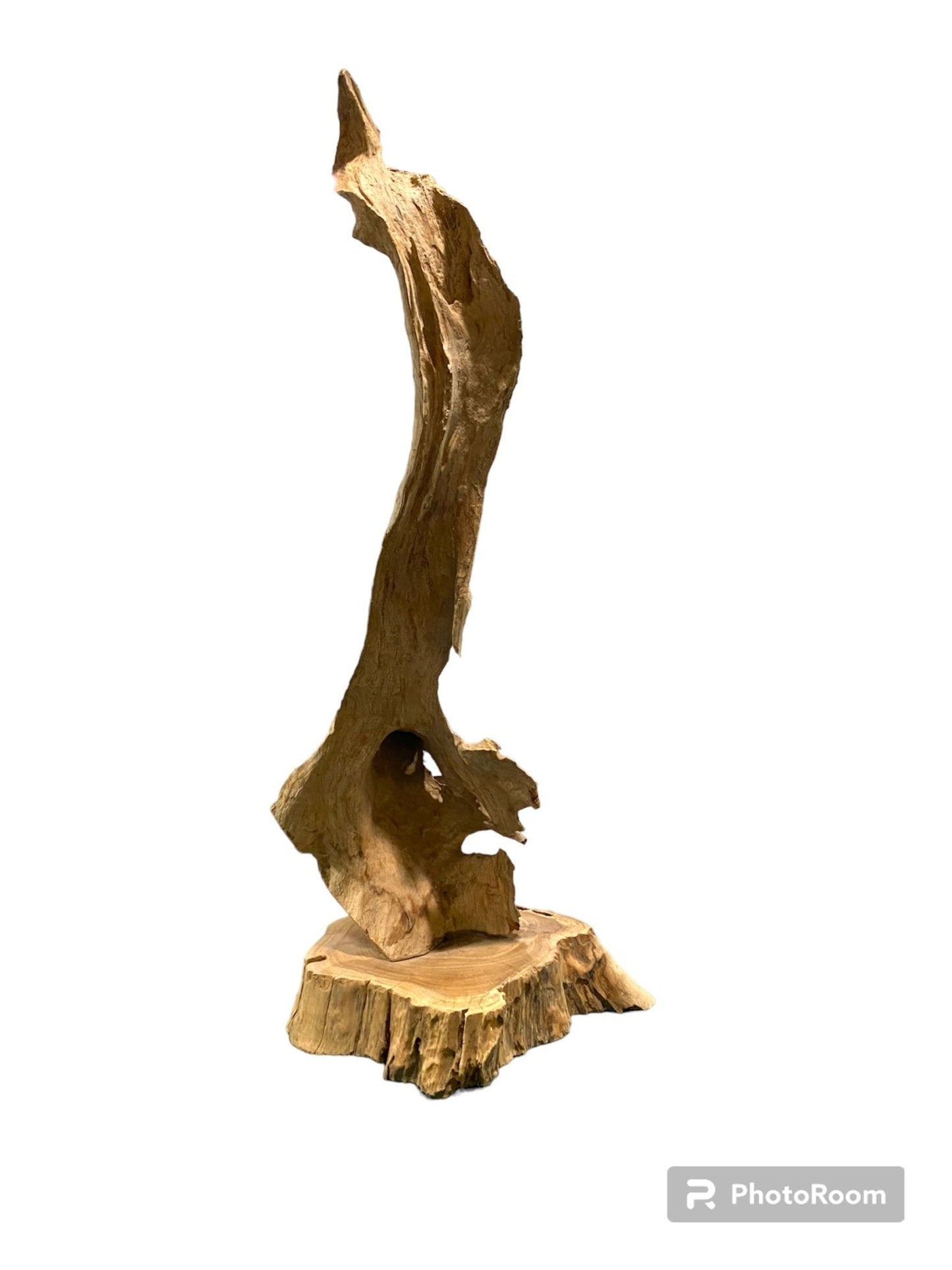Abstract Wooden Sculpture- 30"