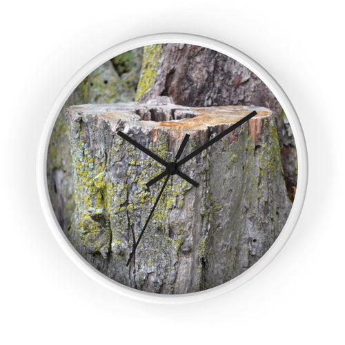 Tree Stump Wall clock