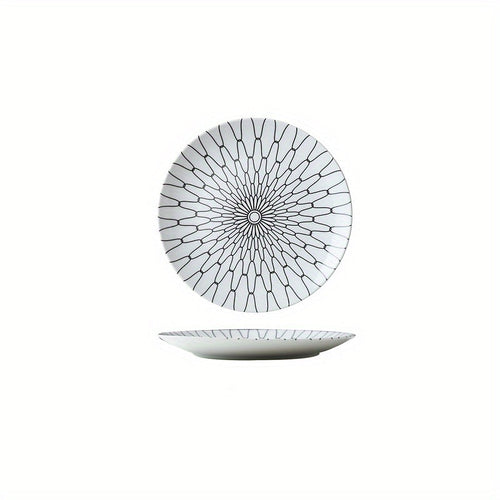 Elegant YearRound Ceramic Dinner Plate Set  4 Pieces