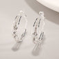 European American Mosaic Earrings - Stylish Air Drill Women's Earrings