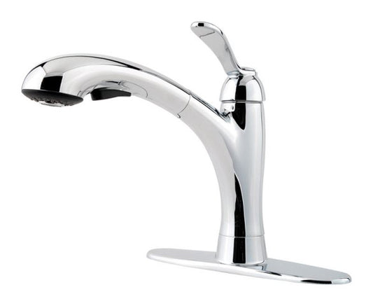 Keeney LF5347CMC One Handle Clairmont Pull Out Kitchen Faucet Stainless | Faucets | Kitchen + Metal