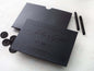 Black Emboss Wedding Invitation, Luxury Looking Black Foil Invitation Card