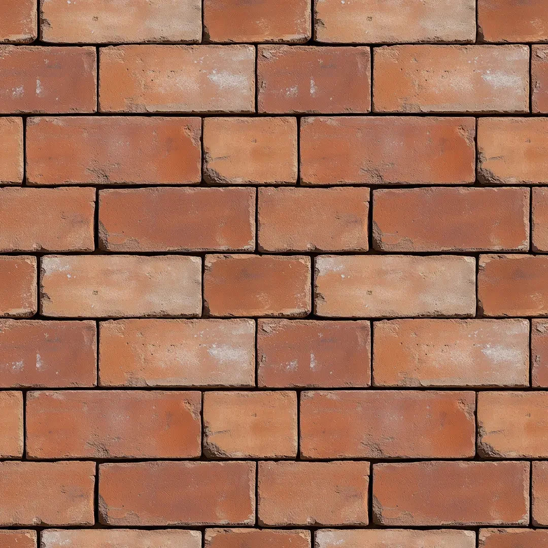 Warm Terracotta Kiln Brick Wall