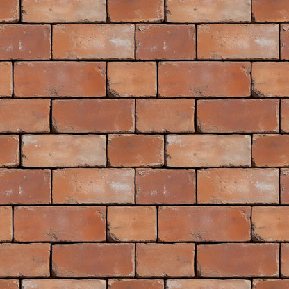 Warm Terracotta Kiln Brick Wall